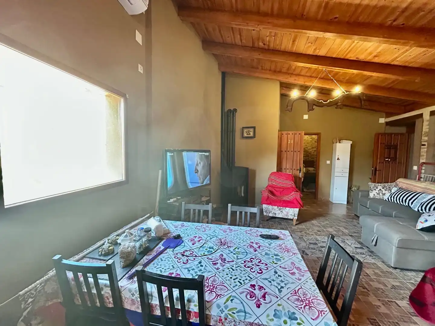 Menjador de Casa o xalet en venda en Castrocontrigo amb Terrassa