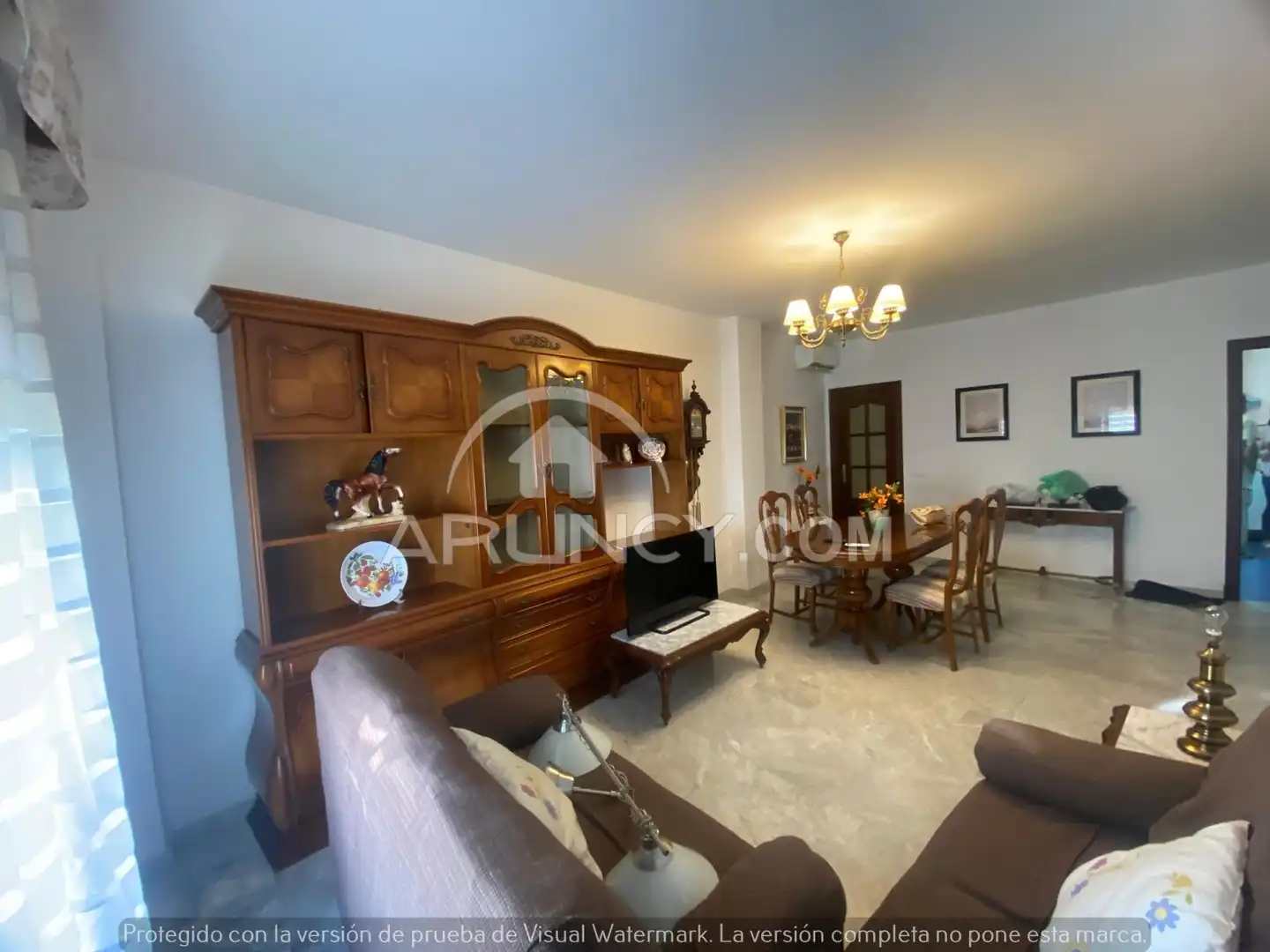 Living room of Flat for rent in Alcalá de Guadaira  with Air Conditioner, Heating and Furnished