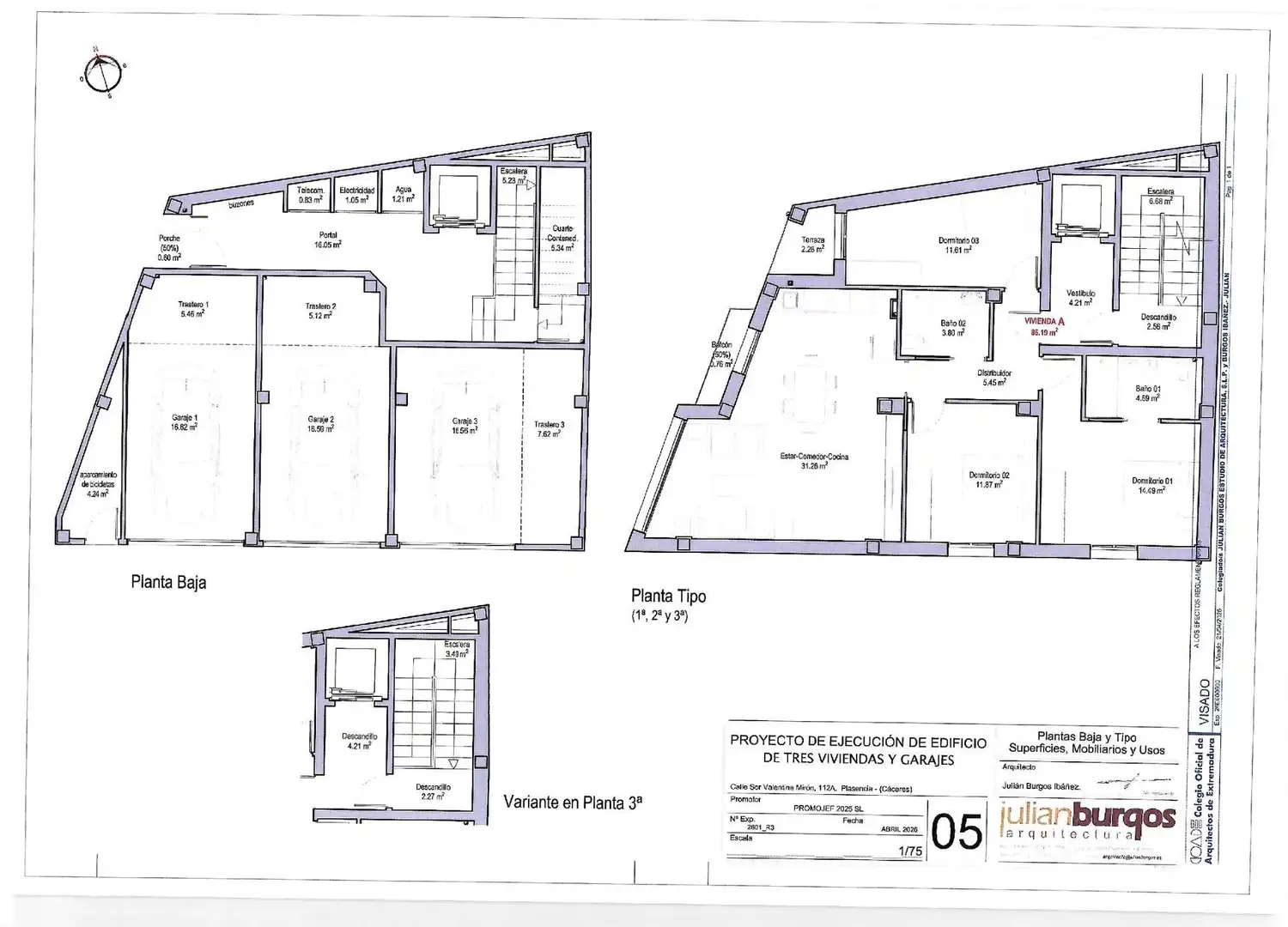 Wohnung zum Verkauf in Plasencia