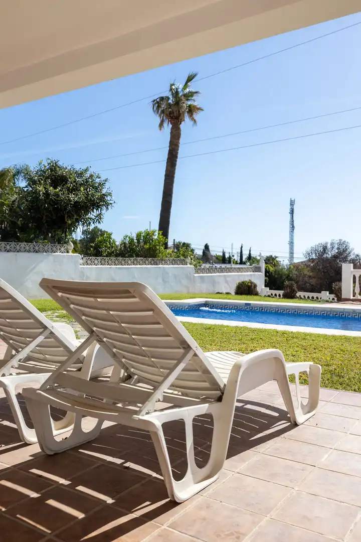 Jardí de Casa o xalet de lloguer en Benalmádena amb Terrassa
