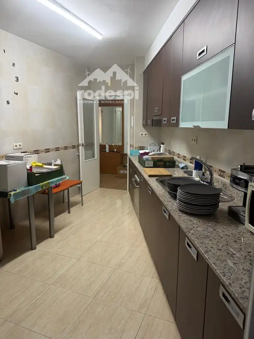 Küche von Wohnung zur Miete in Ponteareas mit Heizung, Terrasse und Möbliert