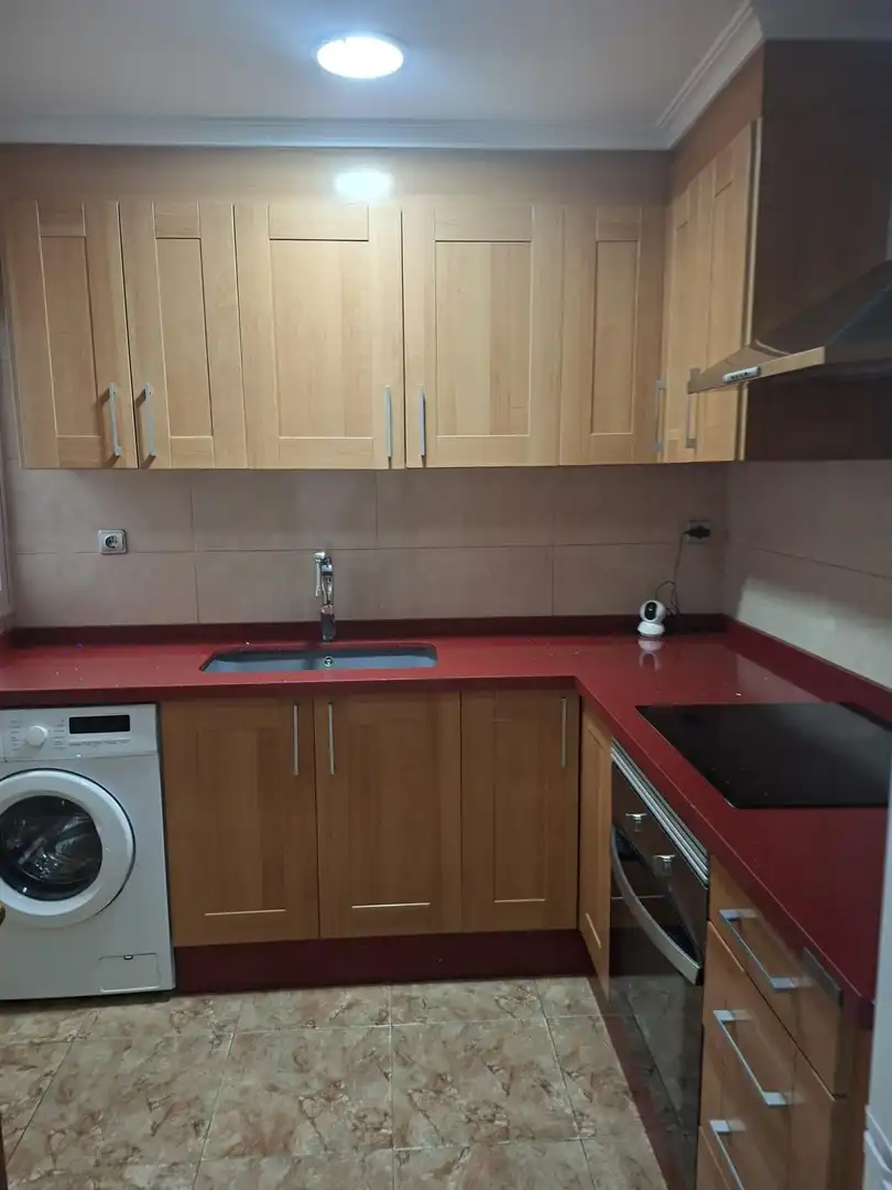 Cocina de Piso de alquiler en Aldaia con Aire acondicionado, Amueblado y Balcón