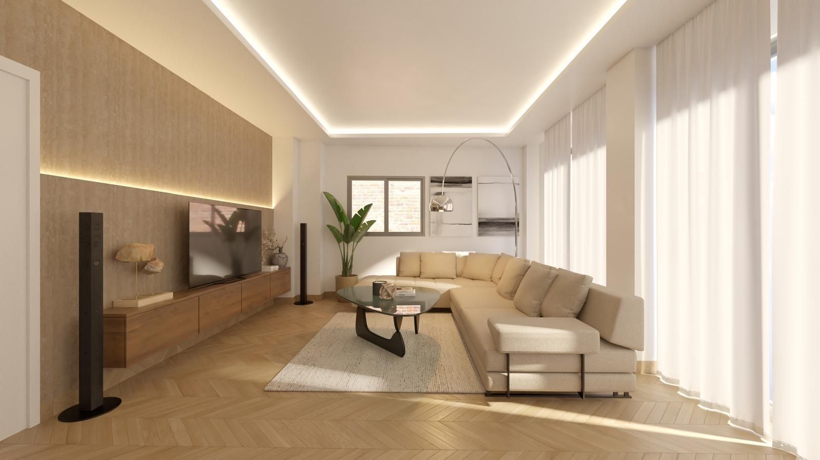 Living room of Flat for sale in  Murcia Capital  with Air Conditioner