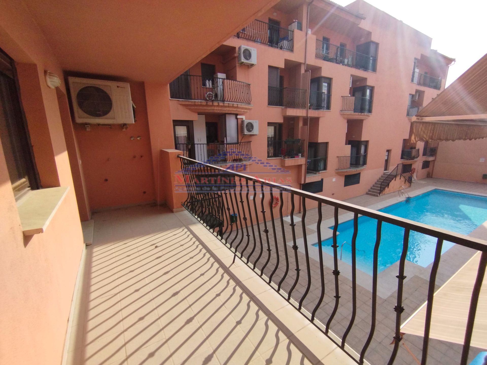 Swimming pool of Flat for sale in Los Villares  with Air Conditioner, Terrace and Community pool