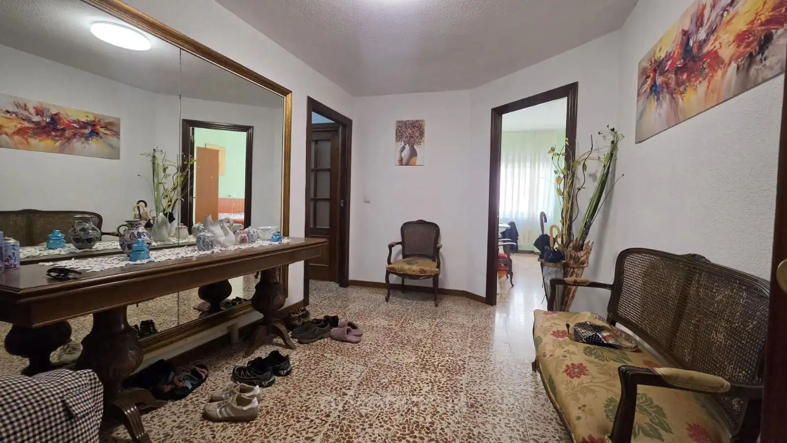 Wohnzimmer von Wohnung zur untervermieten in Salamanca mit Heizung, Terrasse und Möbliert