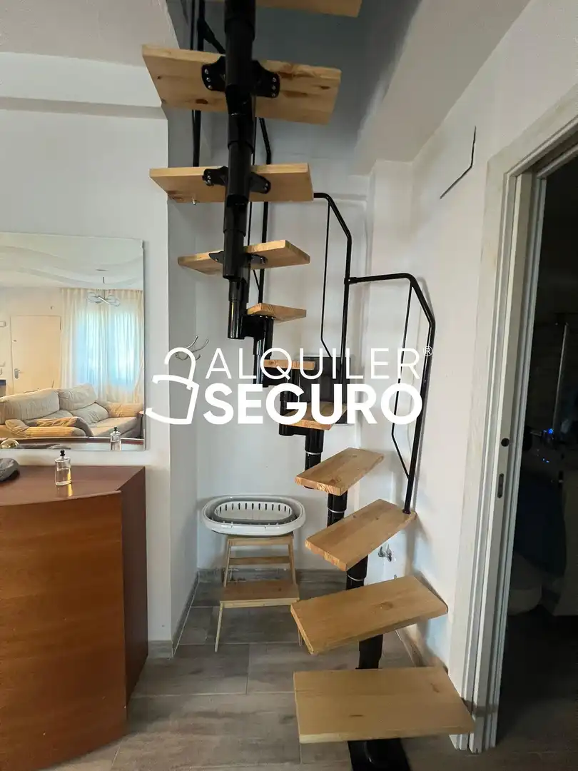 Terraza de Piso de alquiler en Madrid con Calefacción y Amueblado