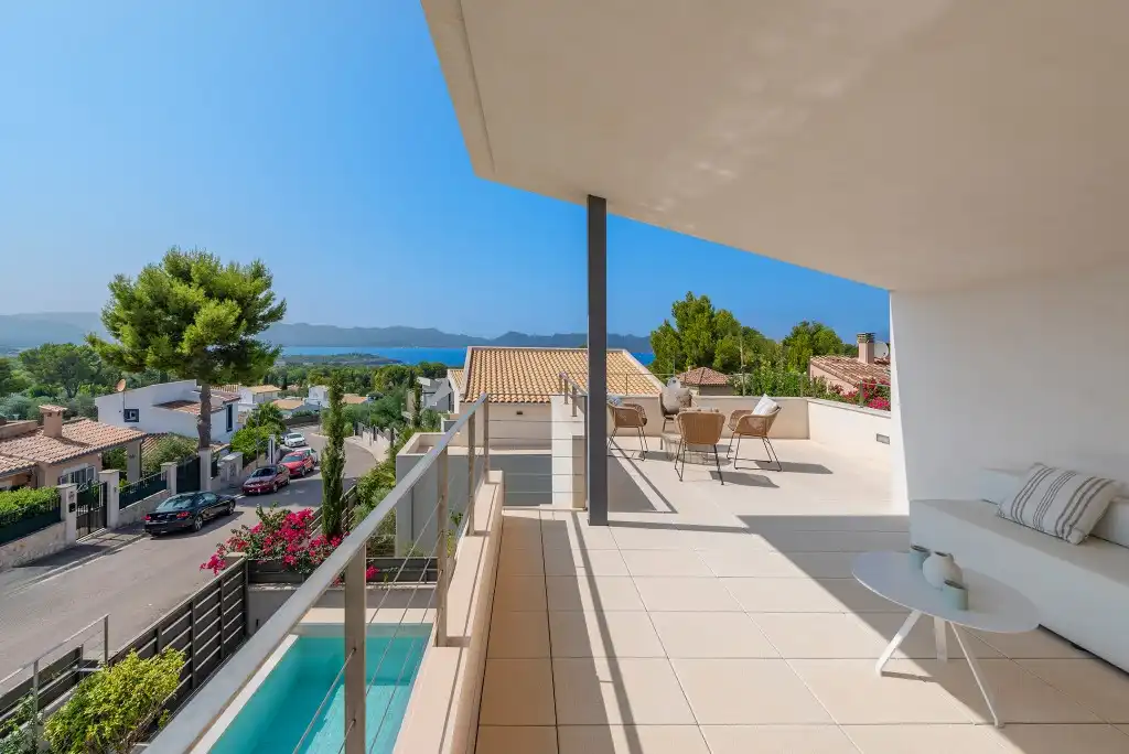 Terrasse von Haus oder Chalet zum Verkauf in Alcúdia mit Klimaanlage, Privatgarten und Terrasse