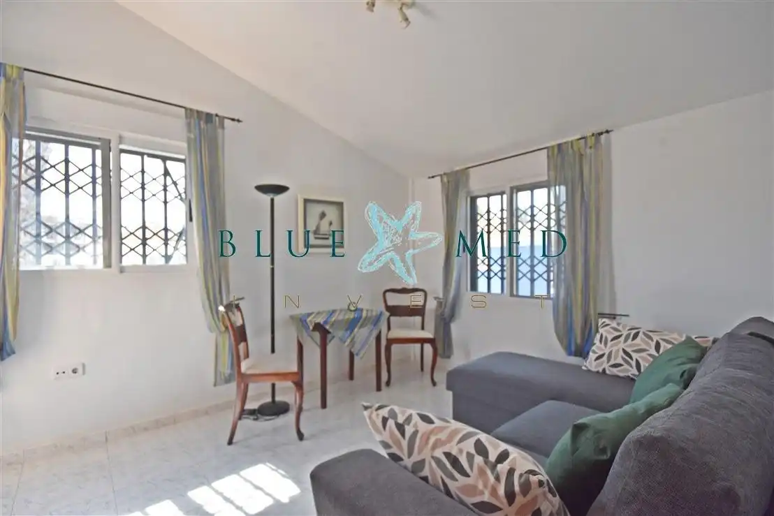 Sala de estar de Casa o chalet en venta en Mazarrón con Aire acondicionado, Calefacción y Jardín privado