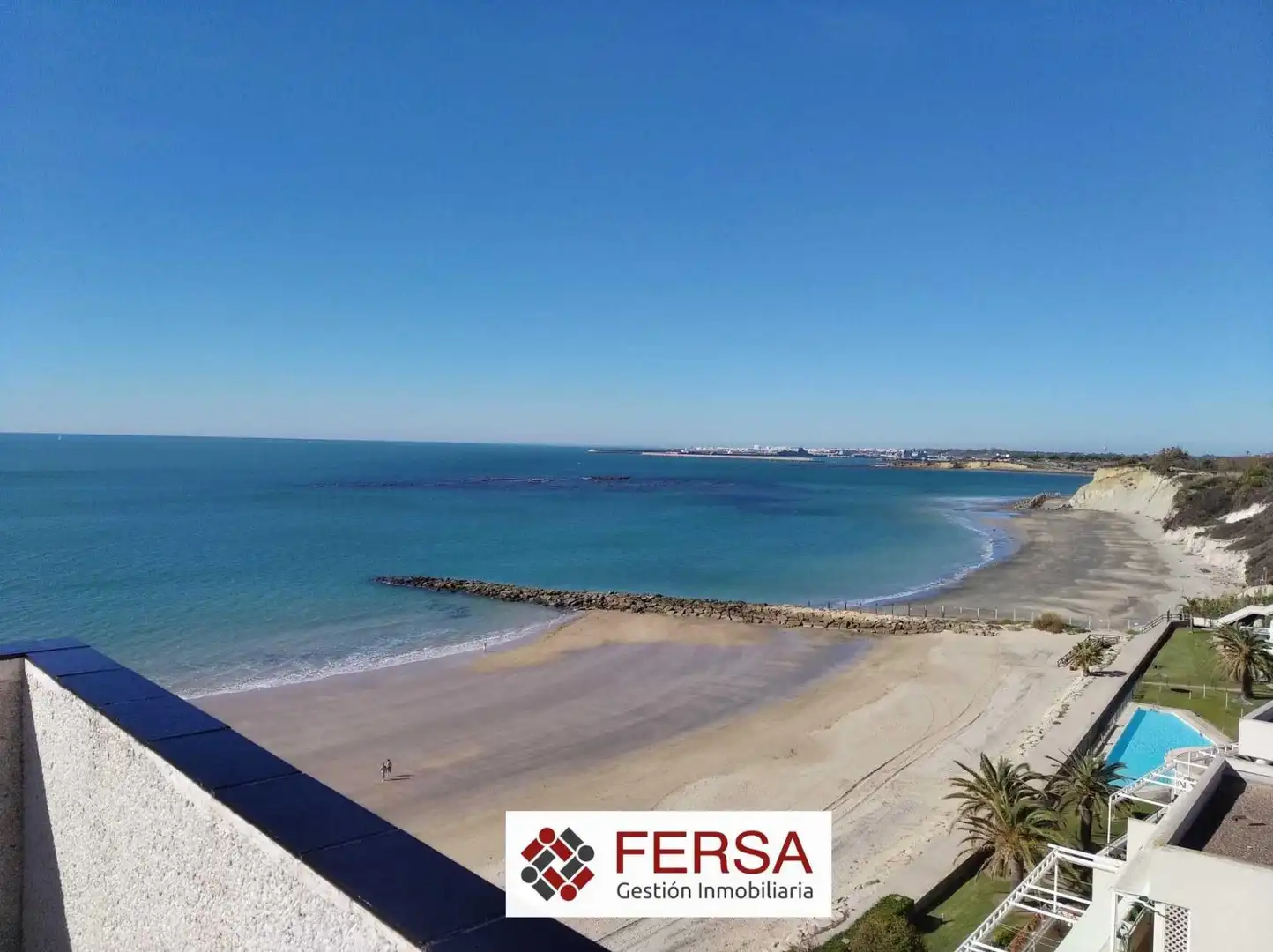 Vista exterior de Àtic de lloguer en El Puerto de Santa María amb Aire condicionat, Calefacció i Terrassa