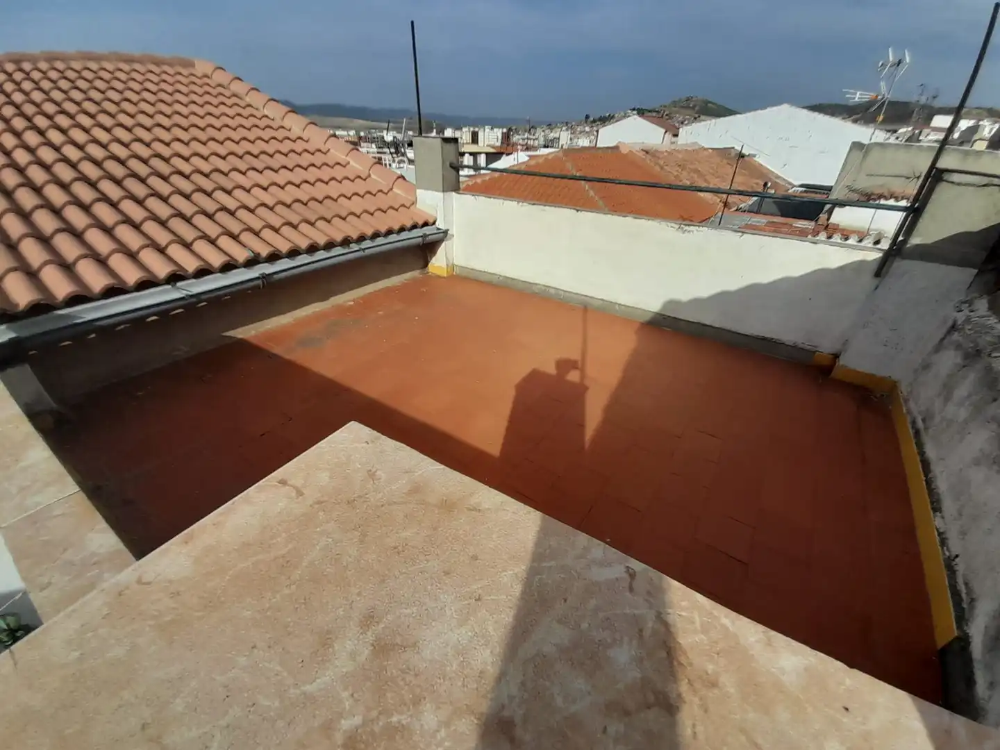 Terrasse von Einfamilien-Reihenhaus zum Verkauf in Puertollano mit Terrasse