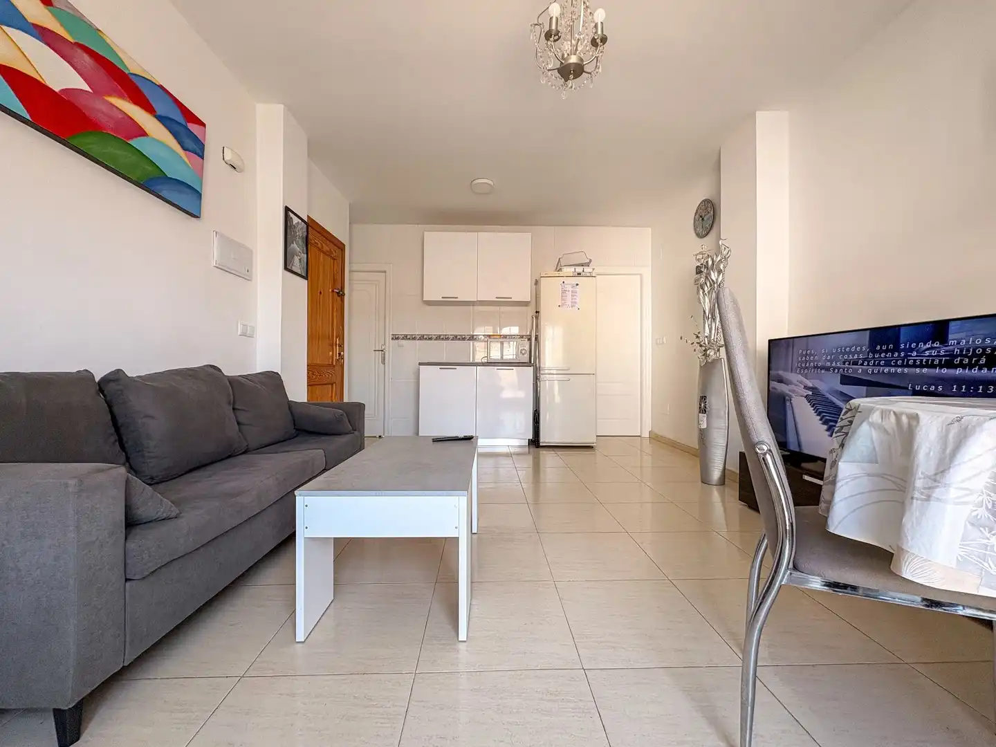 Sala de estar de Piso en venta en Pilar de la Horadada con Terraza, Trastero y Amueblado