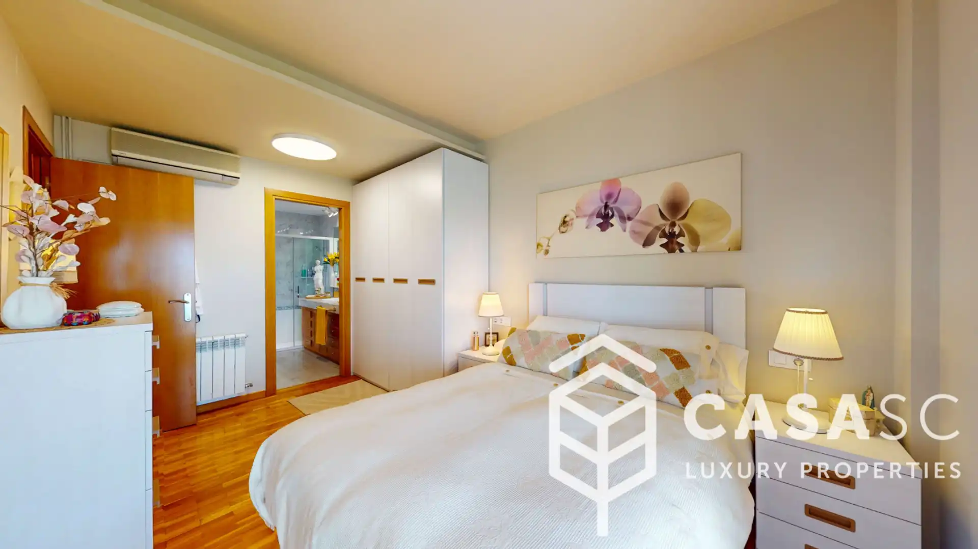 Bedroom of Attic for sale in Sant Cugat del Vallès  with Air Conditioner, Heating and Parquet flooring