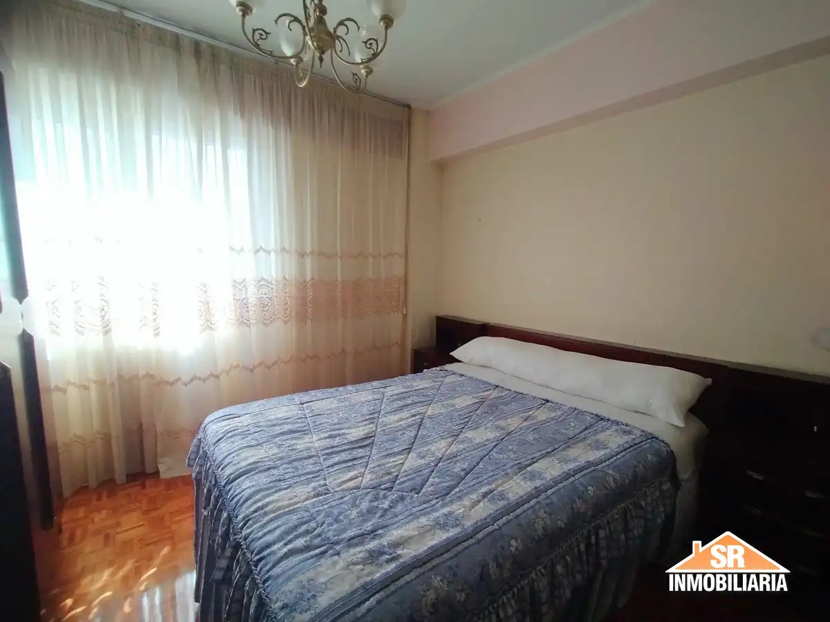 Bedroom of Flat for rent in A Coruña Capital   with Heating, Parquet flooring and Furnished