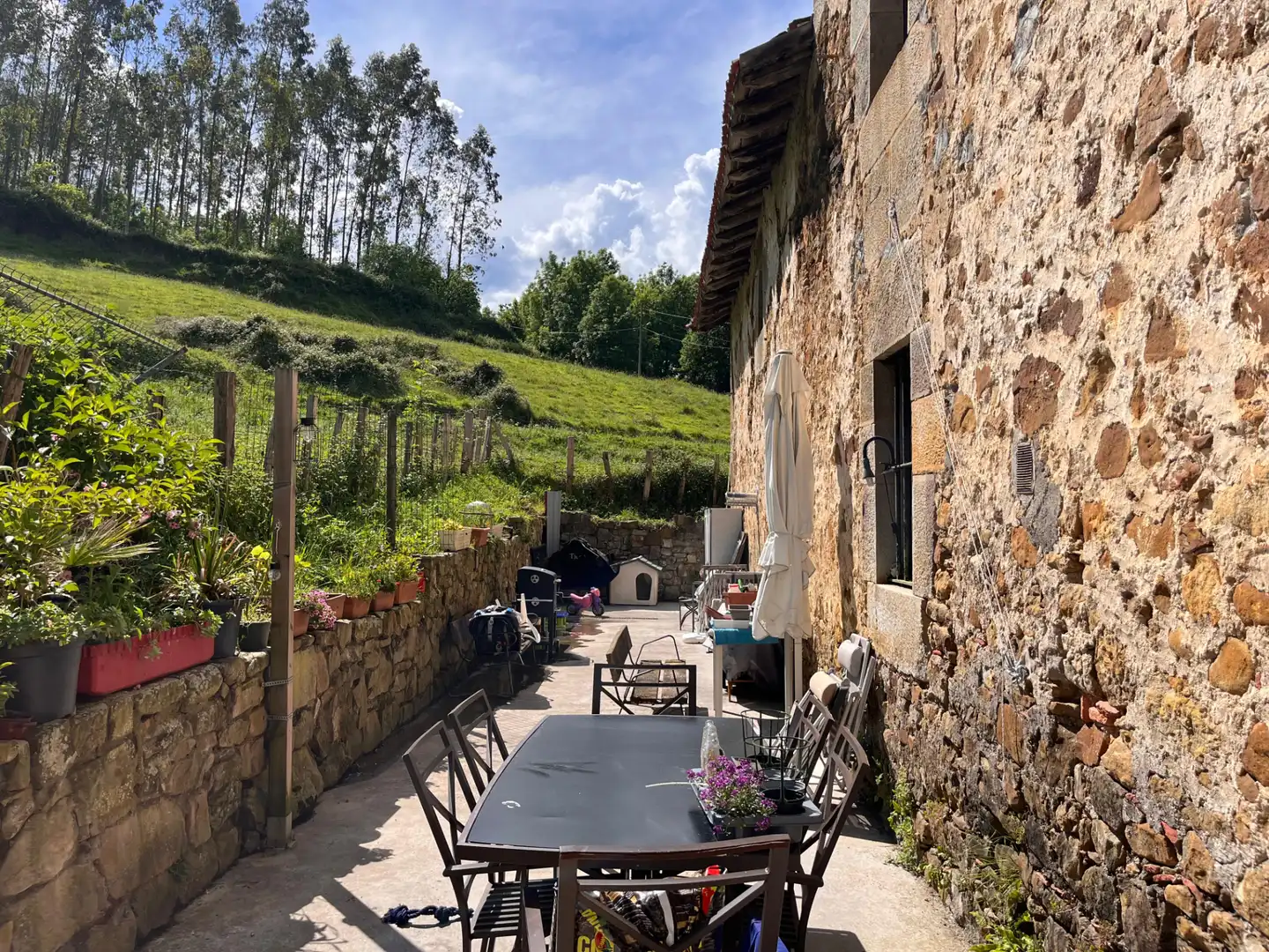 Terrassa de Finca rústica en venda en Elorrio amb Jardí privat, Terrassa i Moblat