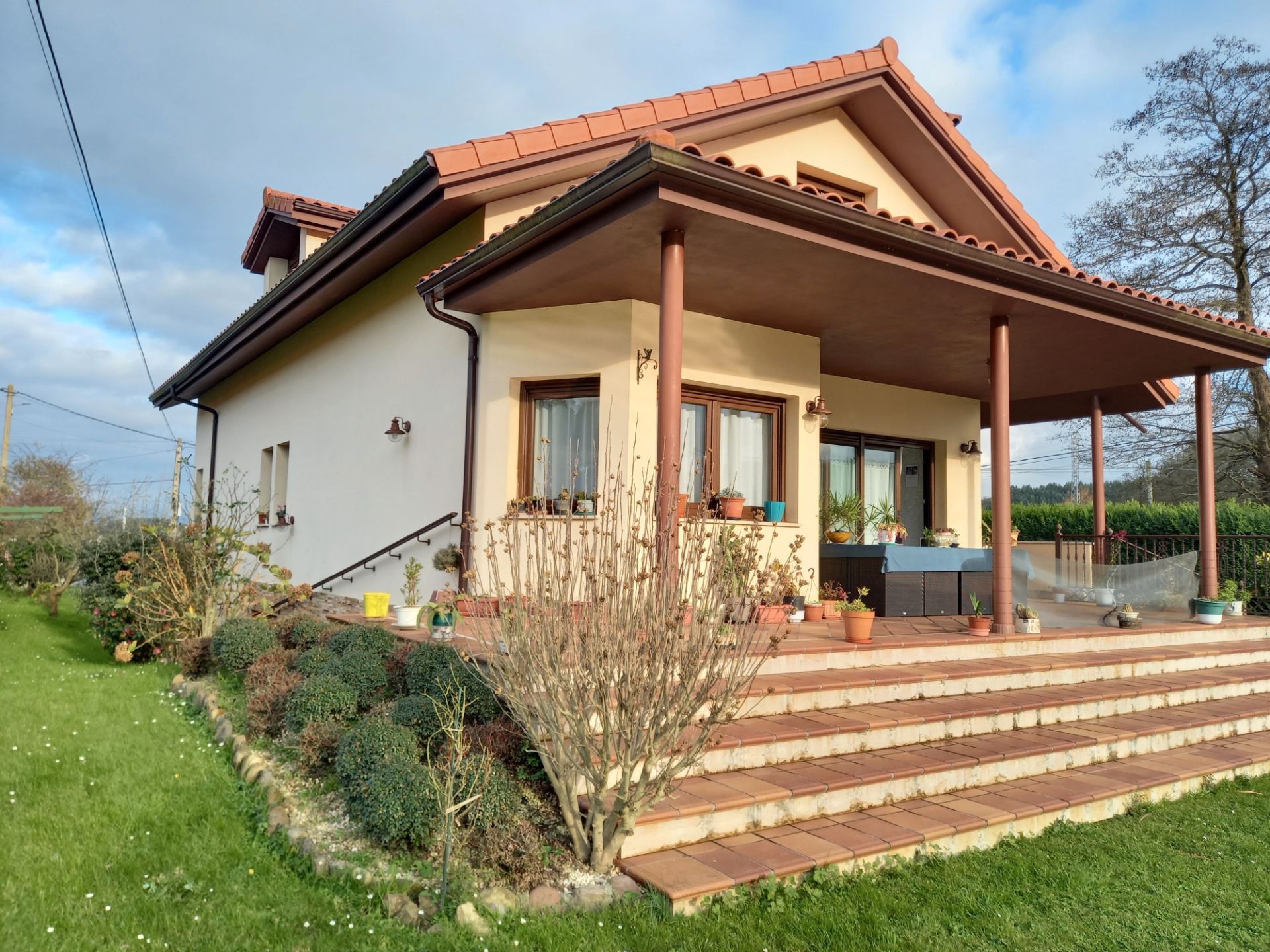 Exterior view of House or chalet for sale in Castrillón  with Heating, Private garden and Terrace