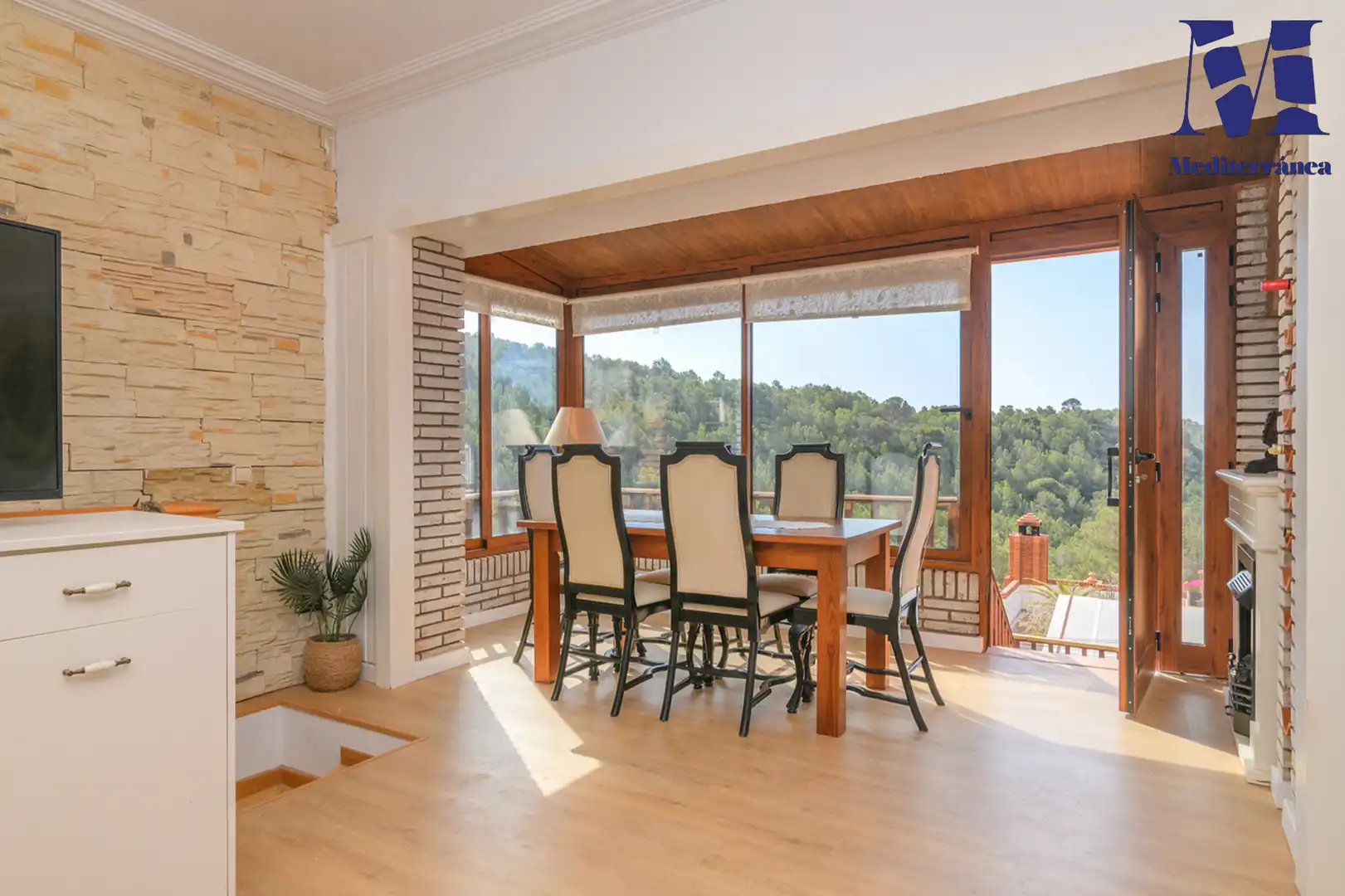 Dining room of Houses for sale in Castelldefels  with Air Conditioner, Heating and Private garden