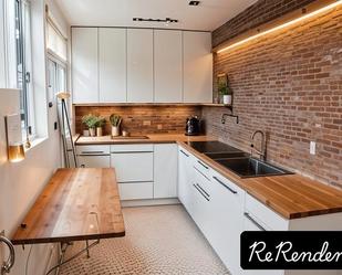 Kitchen of Planta baja for sale in  Barcelona Capital  with Terrace and Balcony