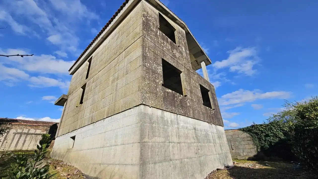 Vista exterior de Casa o chalet en venta en Mos con Calefacción, Jardín privado y Trastero