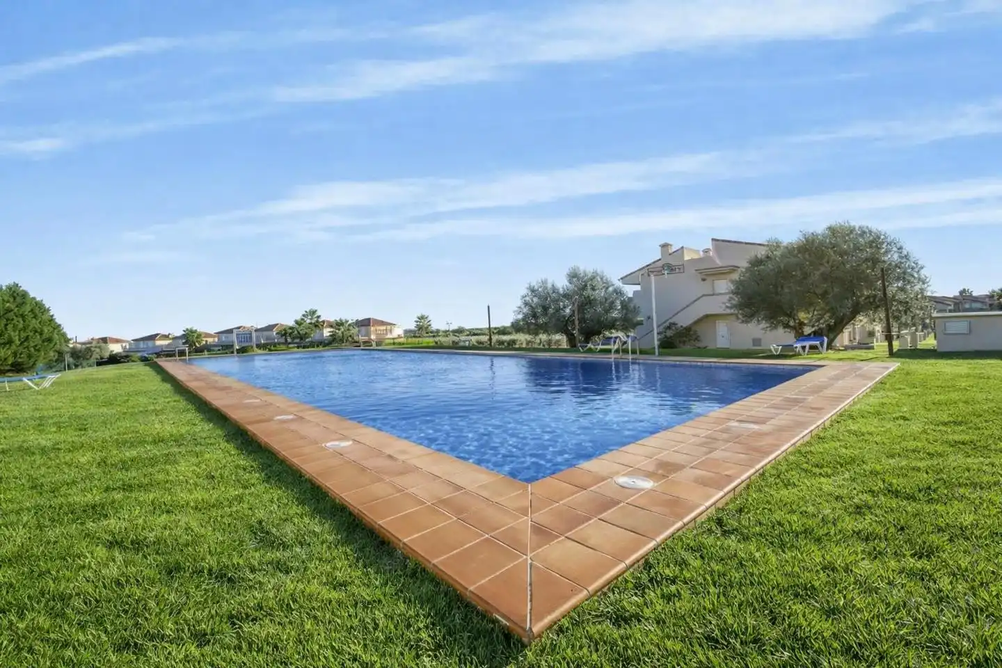Swimming pool of Flat for sale in San Jorge / Sant Jordi  with Air Conditioner, Private garden and Terrace