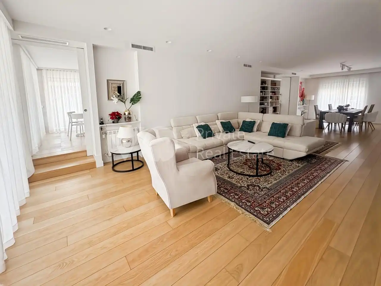 Living room of Houses for sale in Boadilla del Monte  with Air Conditioner, Heating and Private garden