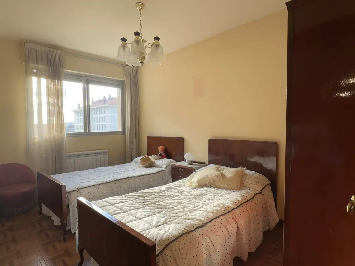 Bedroom of Flat for sale in Vitoria - Gasteiz  with Heating, Terrace and Furnished
