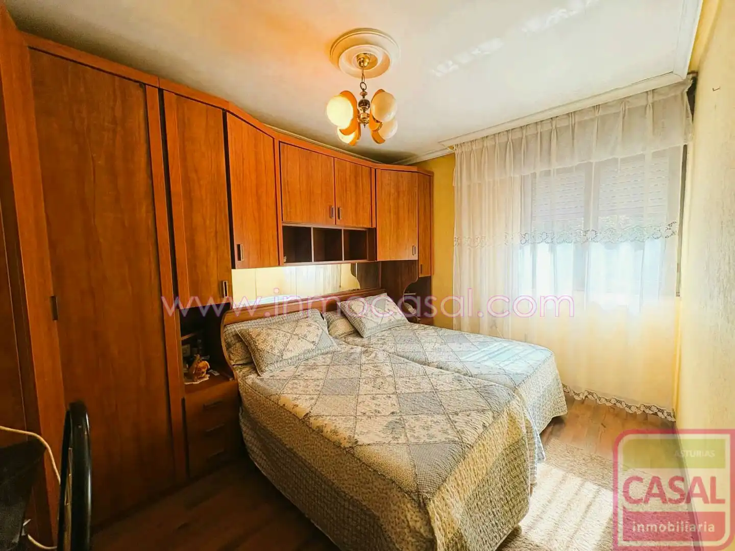 Schlafzimmer von Haus oder Chalet zum Verkauf in Mieres (Asturias) mit Heizung, Terrasse und Möbliert