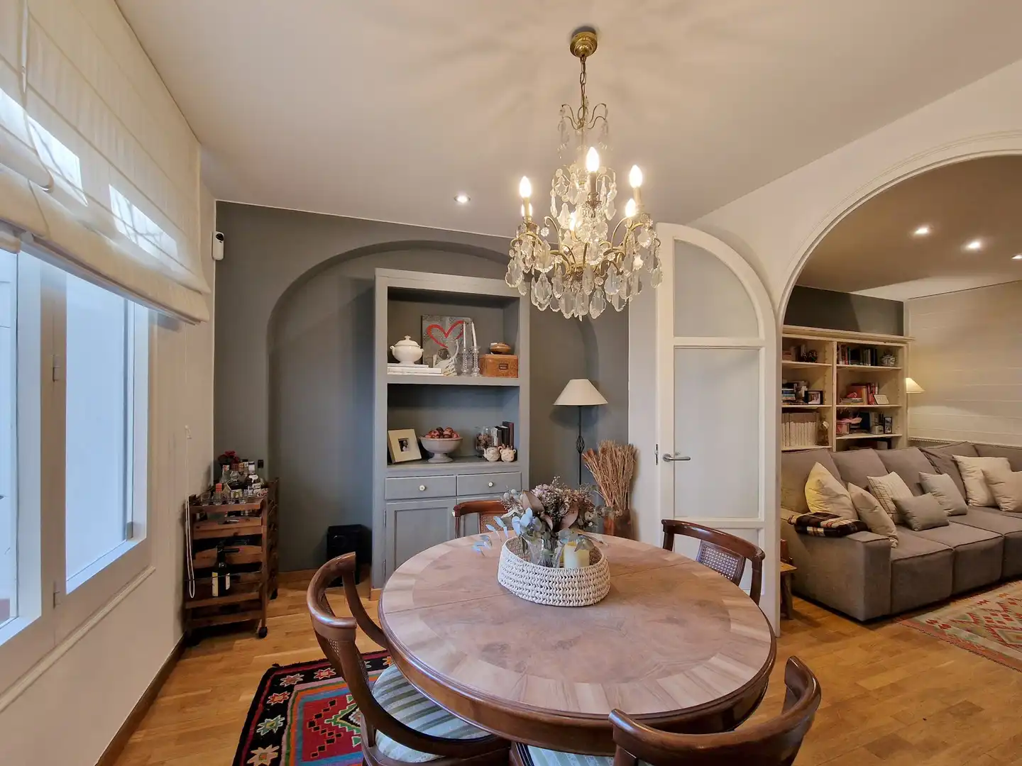 Dining room of Flat for sale in Girona  with Air Conditioner, Heating and Terrace