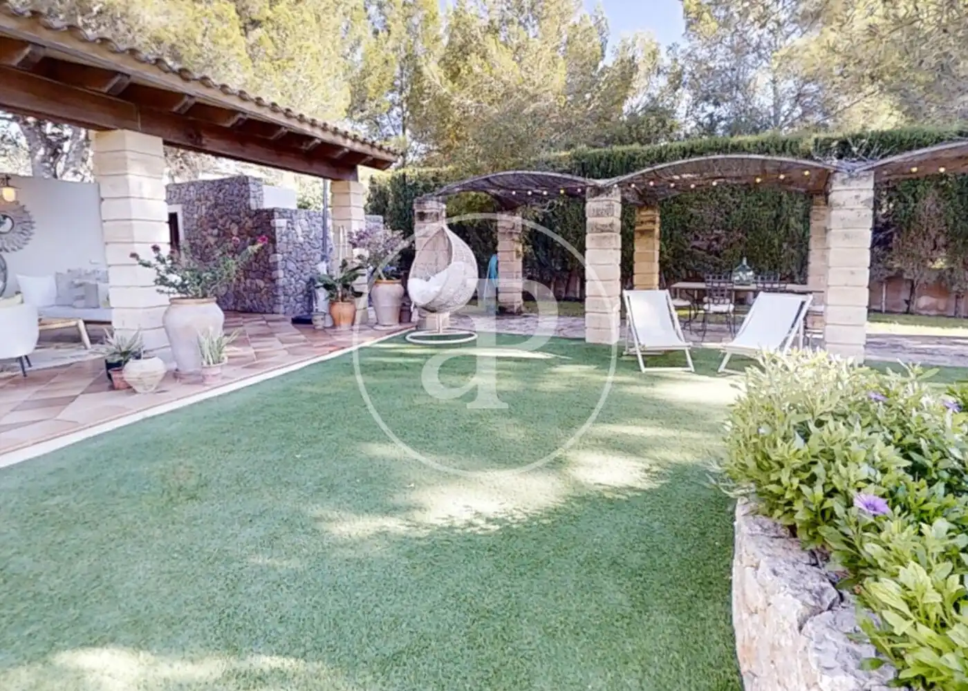 Garden of Houses for sale in Calvià  with Air Conditioner, Heating and Private garden