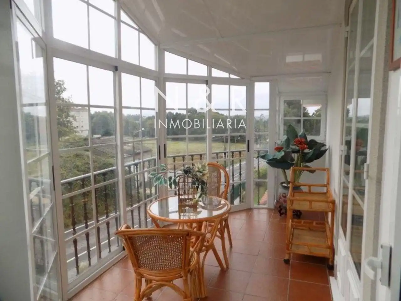 Terrassa de Casa o xalet en venda en Ames amb Calefacció