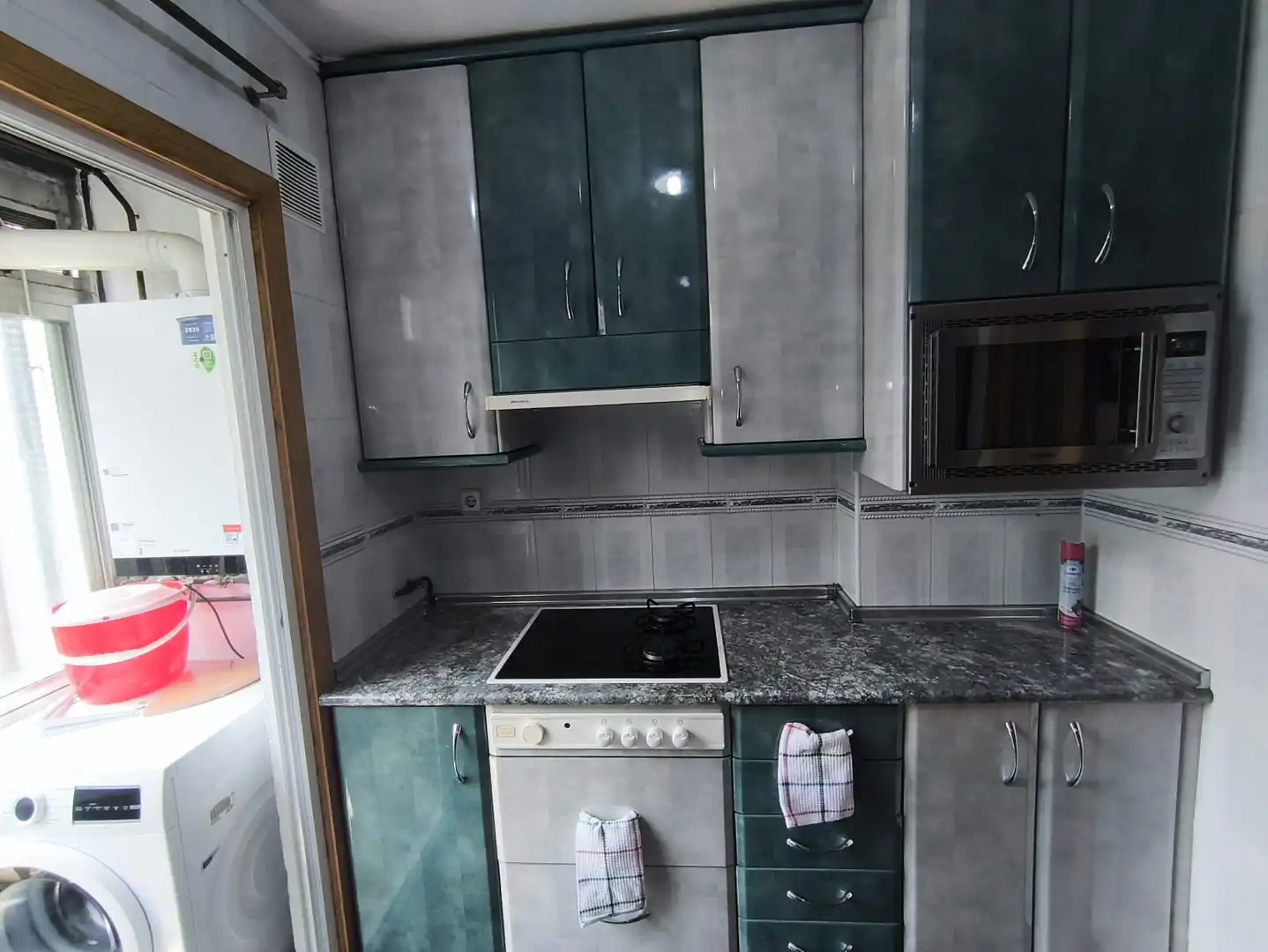Kitchen of Flat for share in Collado Villalba  with Heating, Terrace and Furnished