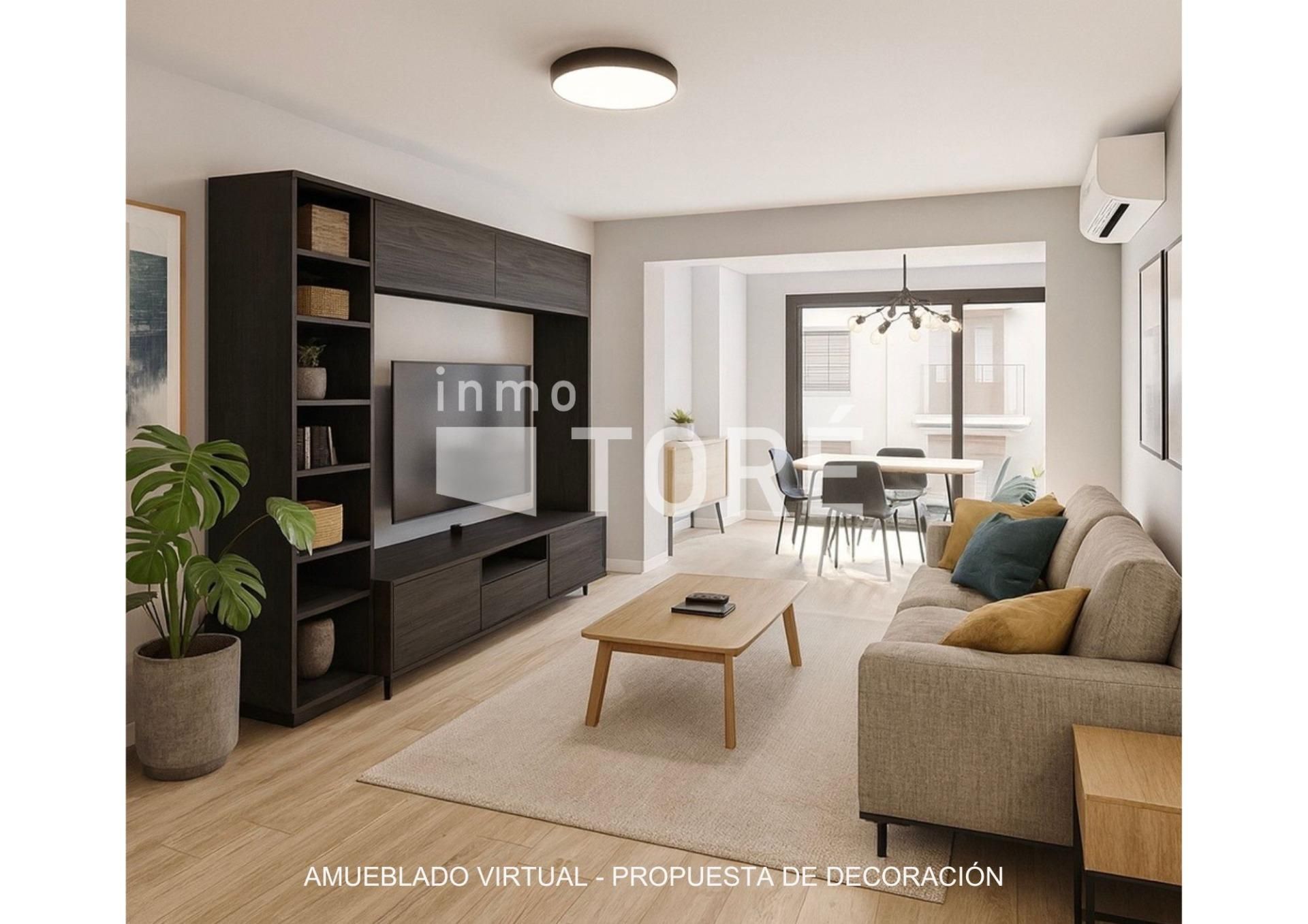 Living room of Flat for sale in Málaga Capital  with Air Conditioner and Terrace