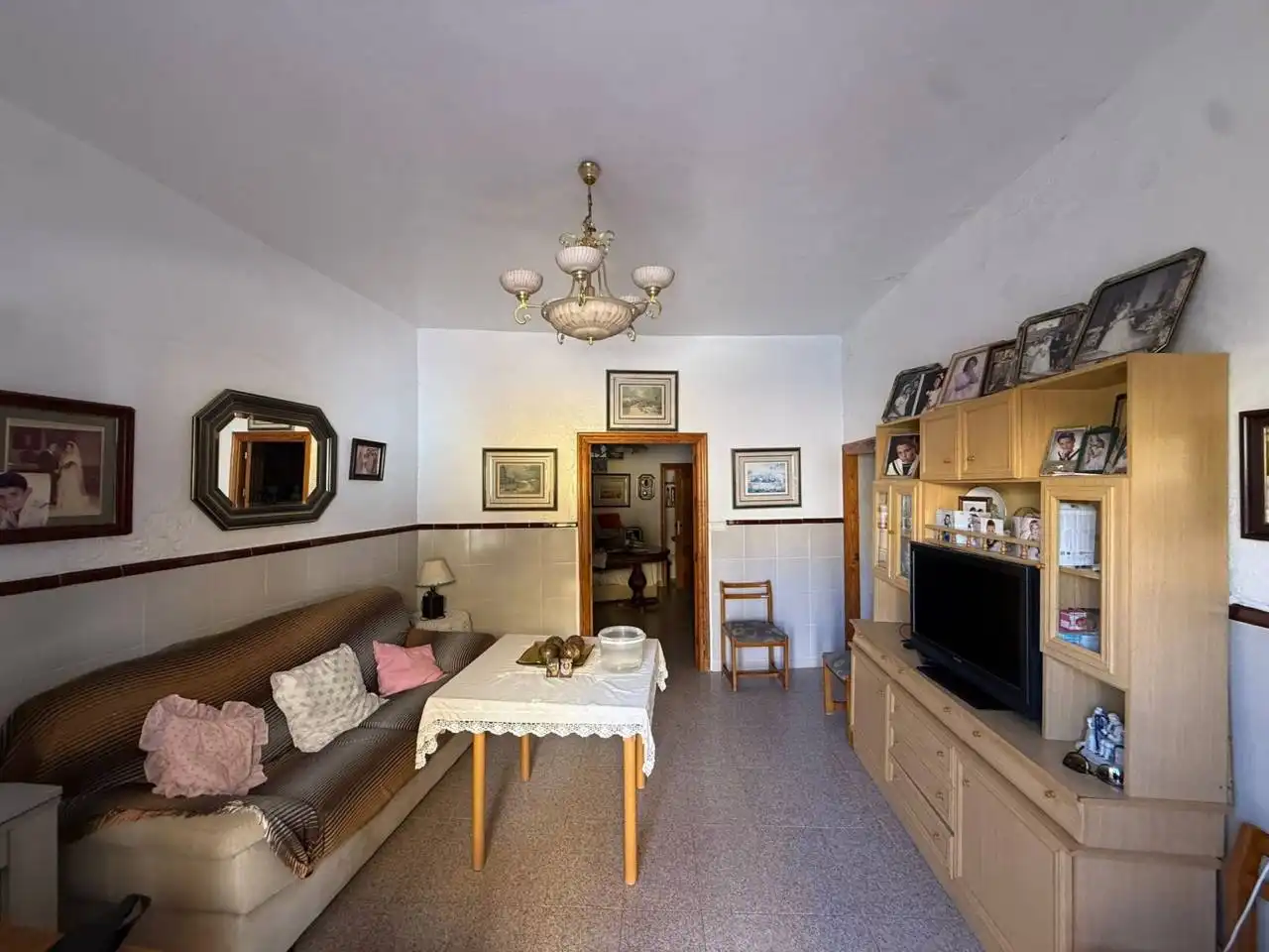 Sala de estar de Casa o chalet en venta en Roquetas de Mar con Terraza