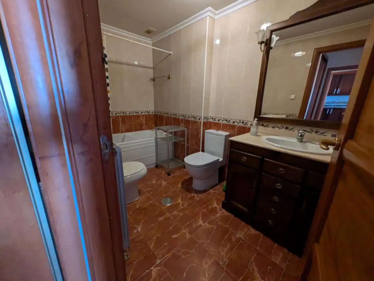 Baño de Ático de alquiler en Albacete con Aire acondicionado, Calefacción y Terraza