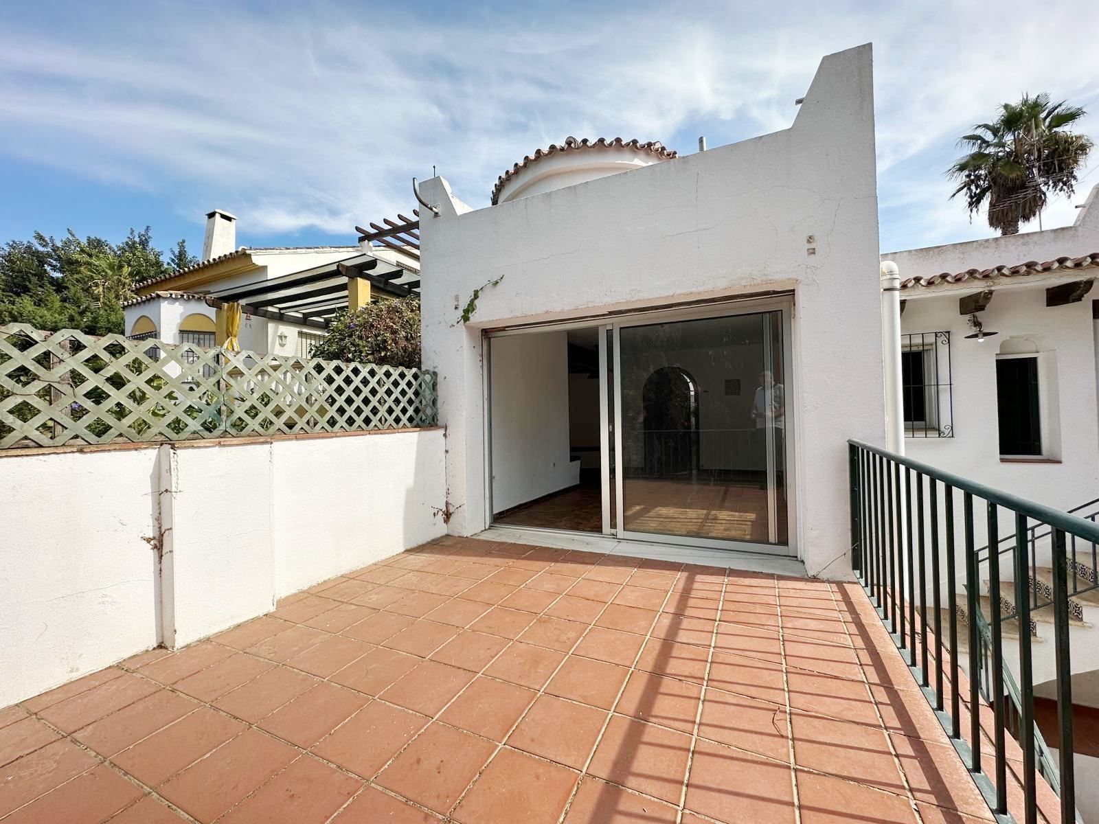 Garden of Houses for sale in Marbella  with Terrace, Storage room and Swimming Pool
