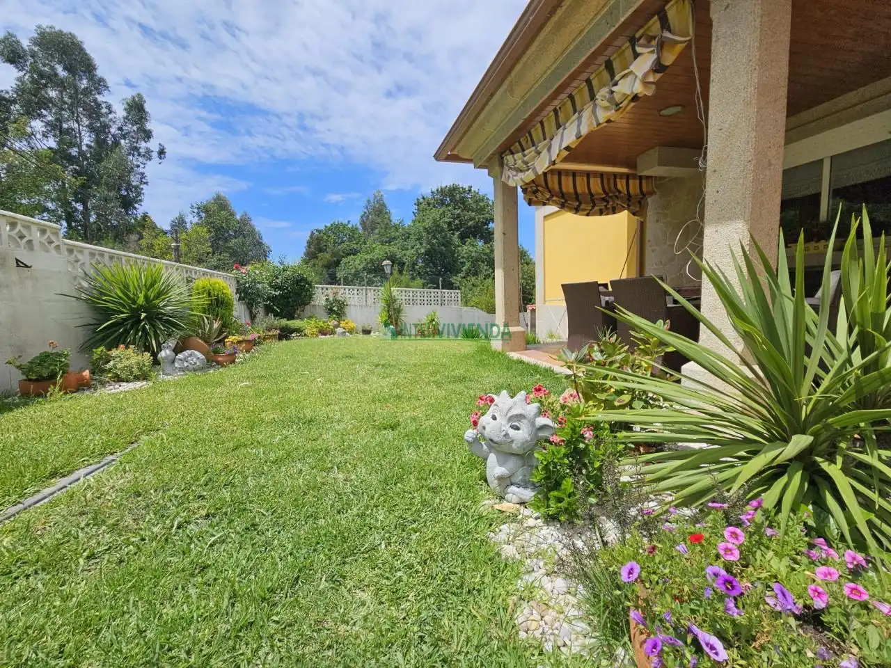 Jardín de Casa o chalet en venta en Vigo  con Calefacción, Jardín privado y Terraza