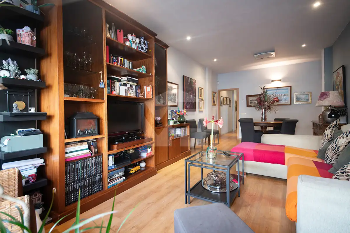 Living room of Flat for sale in Barcelona  with Air Conditioner and Heating