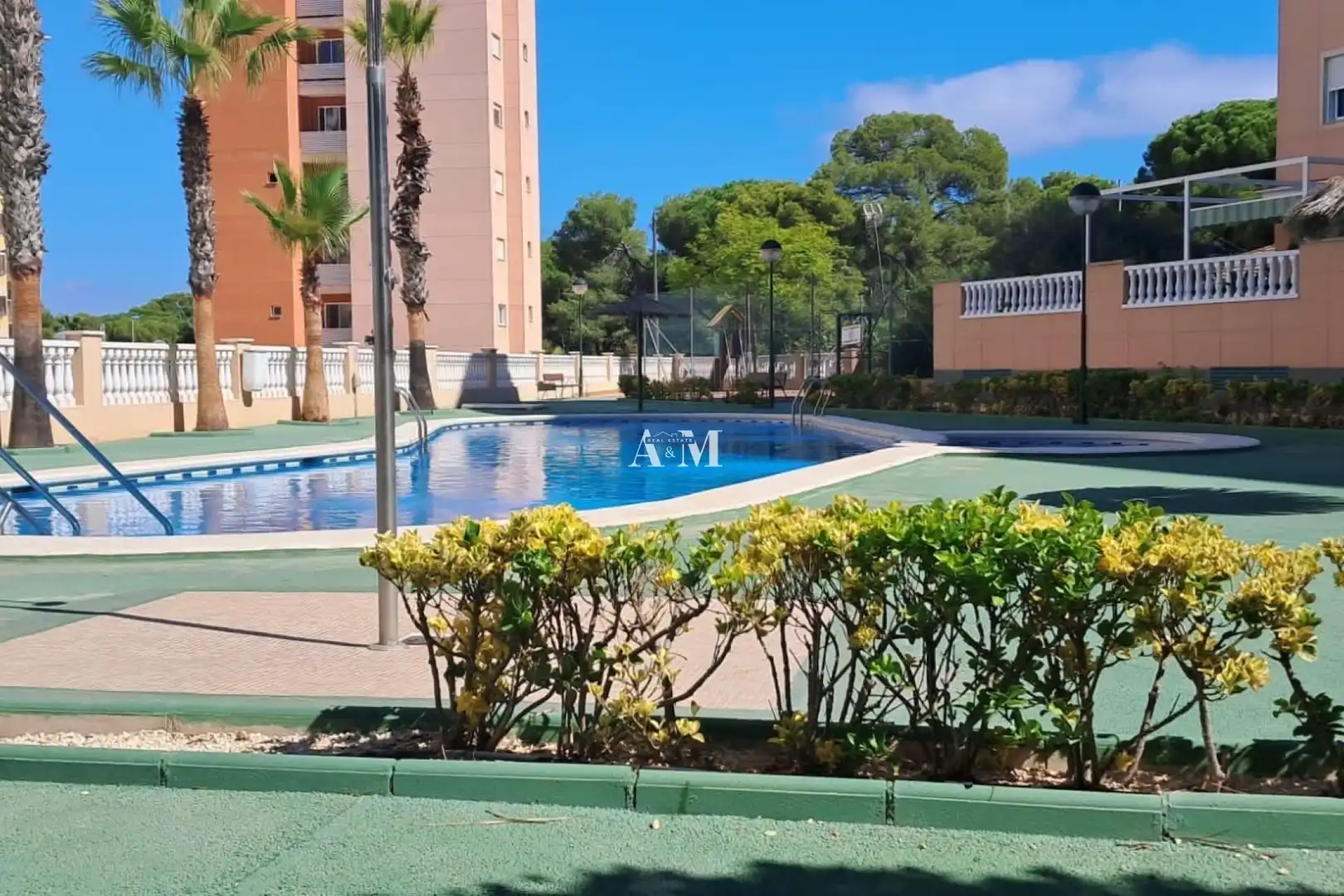 Swimming pool of Flat for rent in Guardamar del Segura  with Air Conditioner, Heating and Terrace