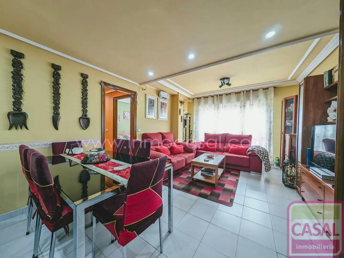 Living room of Flat for sale in Langreo  with Heating, Storage room and Furnished
