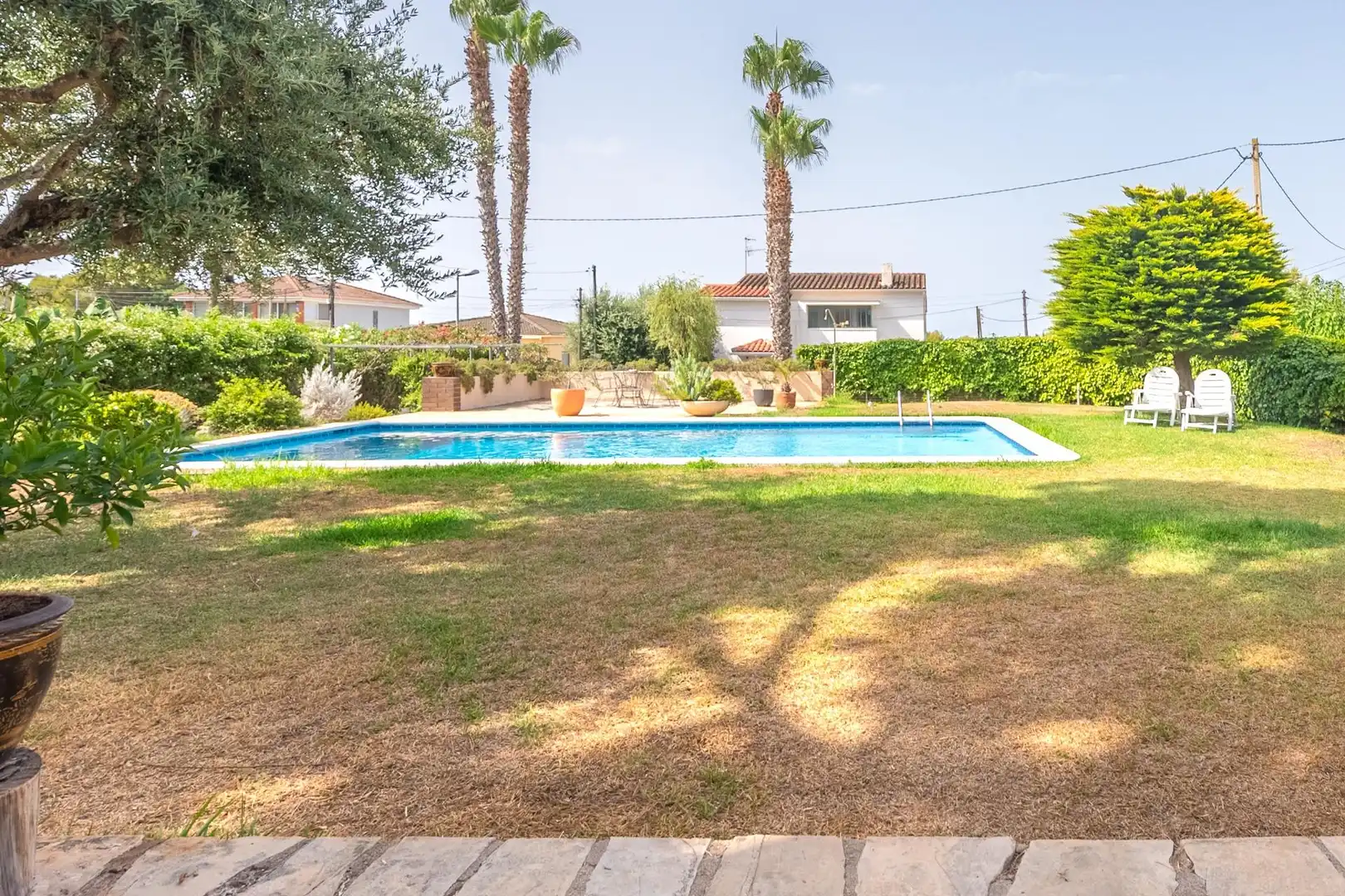 Swimming pool of Houses for sale in Cunit  with Heating, Private garden and Swimming Pool