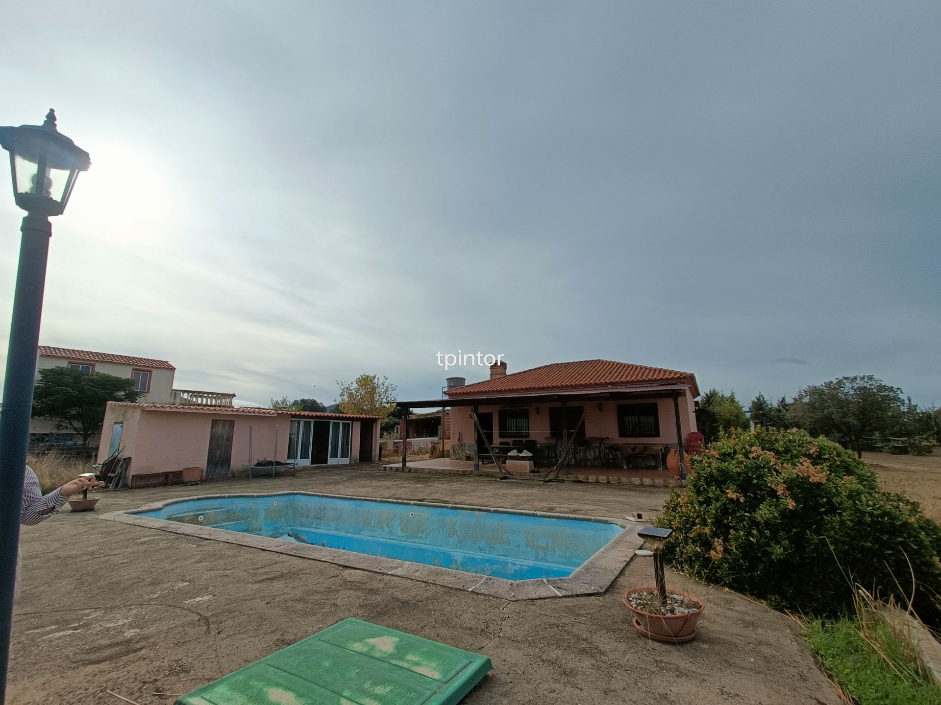 Swimming pool of Country house for sale in Cáceres Capital  with Furnished, Oven and Washing machine