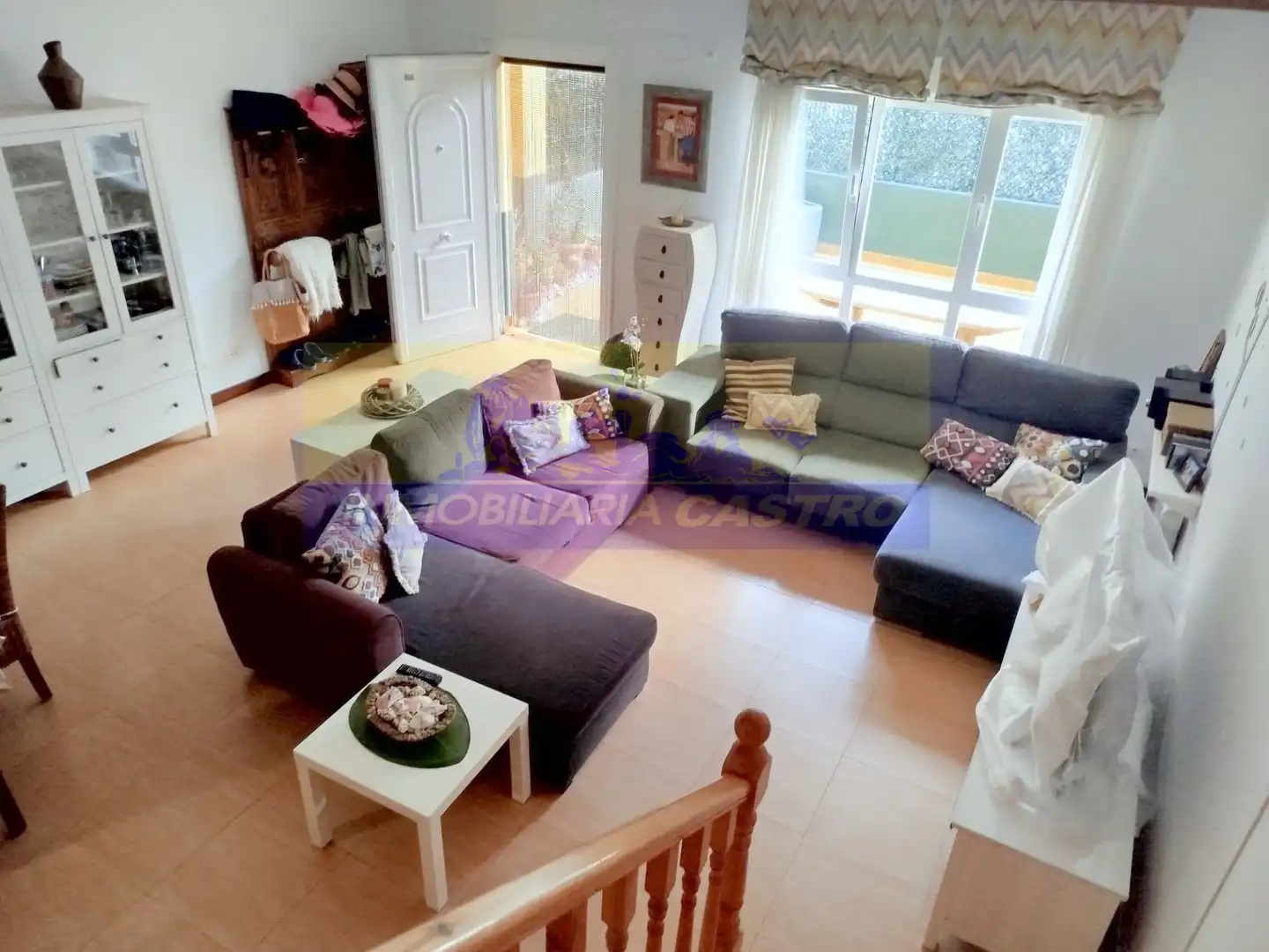 Living room of Detached homes for rent in Castro-Urdiales  with Heating, Terrace and Furnished