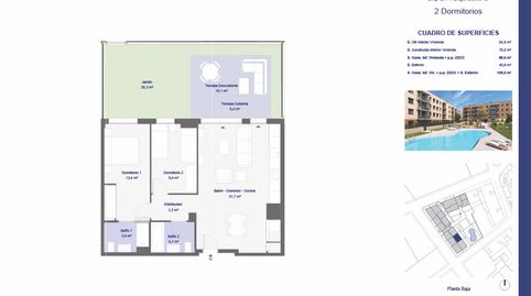 Foto 2 de Piso en venta en Hort de L’oca y Begònia, Sant Jordi, Tarragona