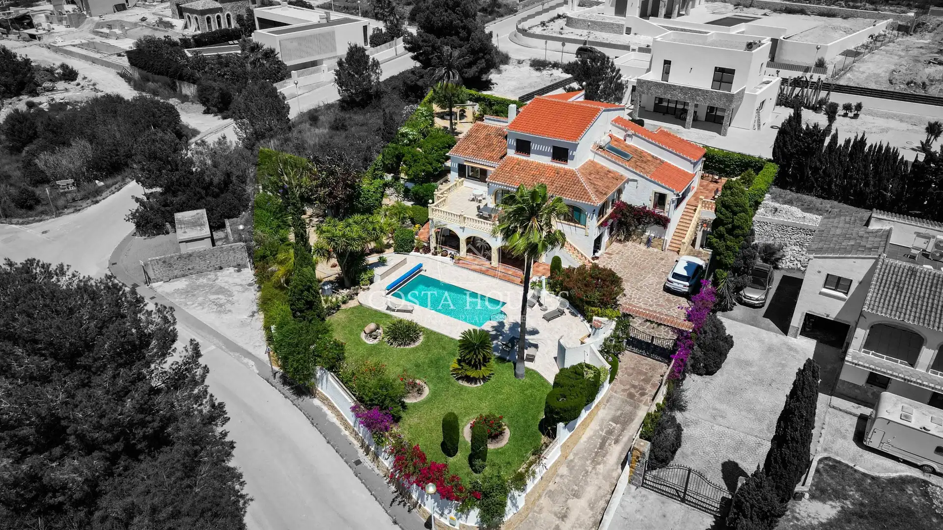 Exterior view of Houses for sale in Jávea / Xàbia  with Air Conditioner, Private garden and Terrace