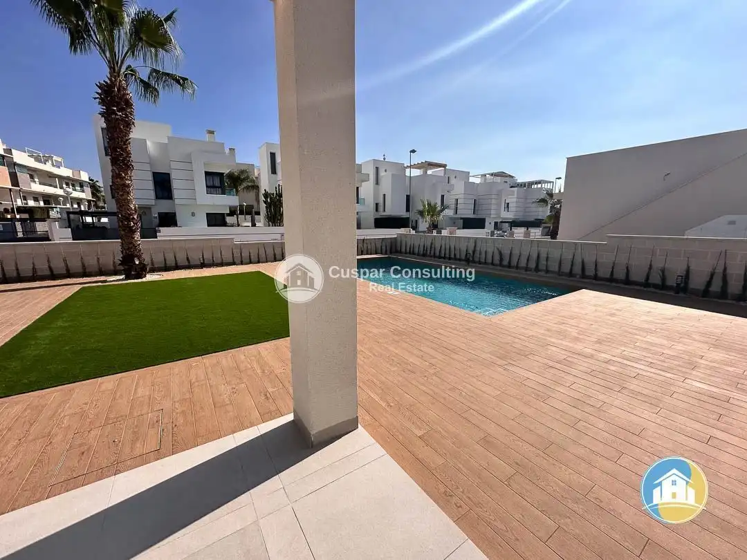 Terraza de Casa o chalet en venta en Rojales con Aire acondicionado, Calefacción y Jardín privado