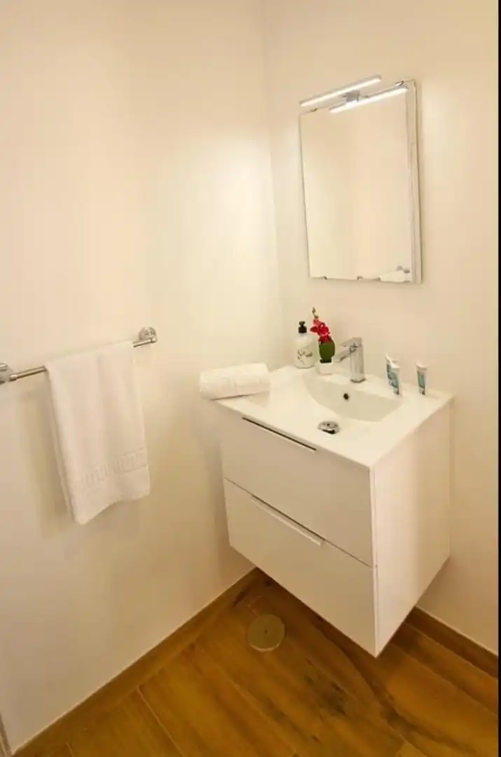 Baño de Piso de alquiler en Alicante / Alacant con Aire acondicionado, Terraza y Amueblado