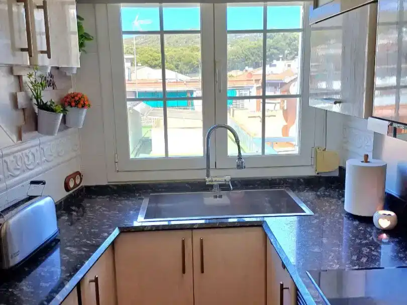 Cocina de Ático en venta en Castelldefels con Aire acondicionado