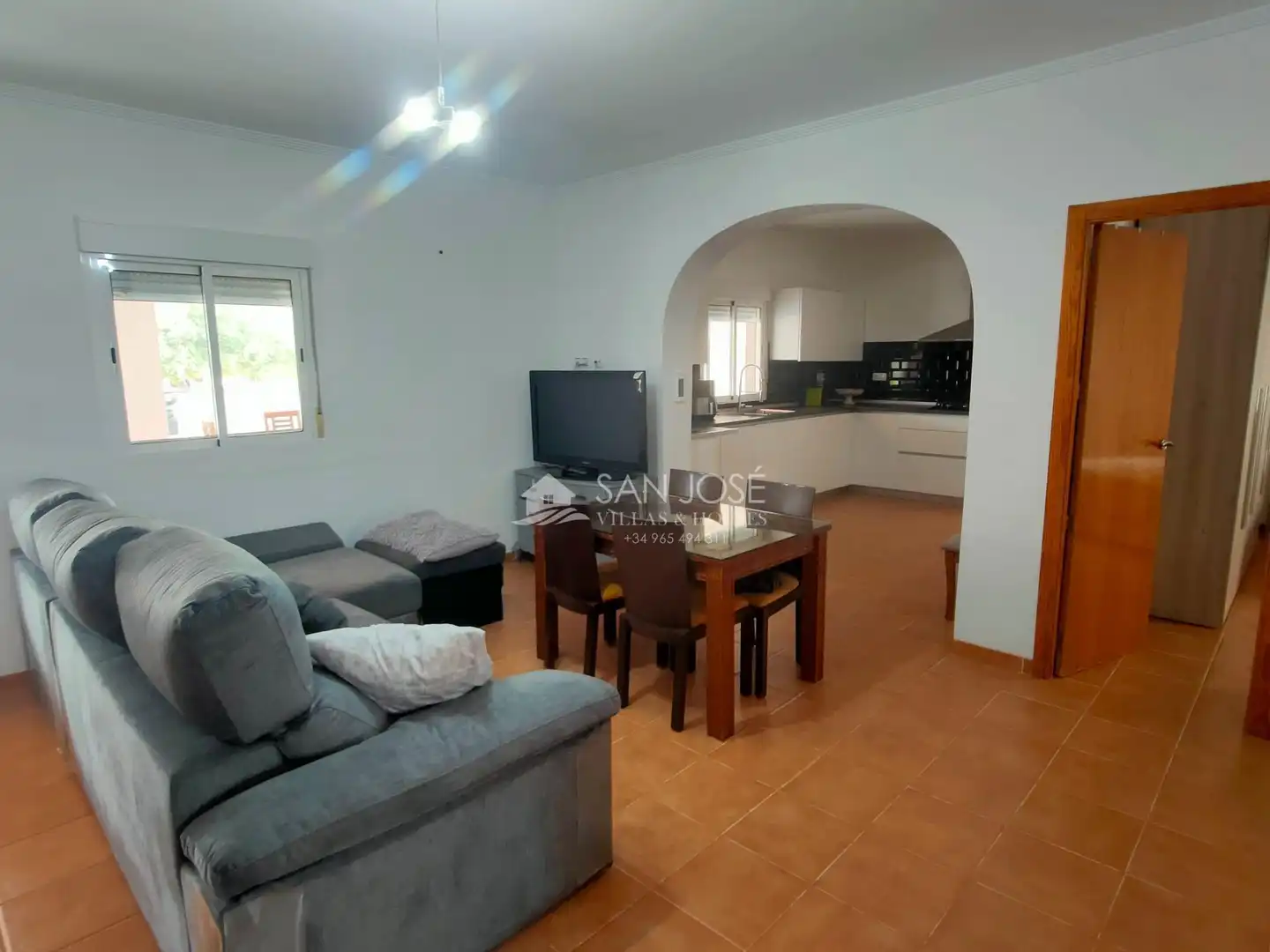 Sala de estar de Casa o chalet en venta en Aspe con Calefacción, Jardín privado y Trastero