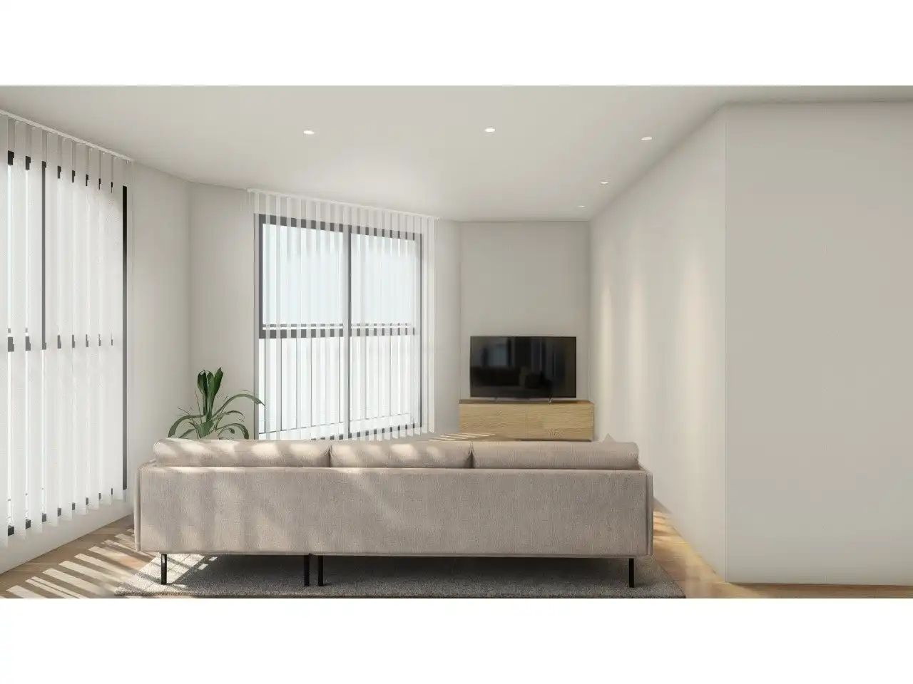 Wohnzimmer von Wohnung zum Verkauf in Sueca mit Klimaanlage und Heizung