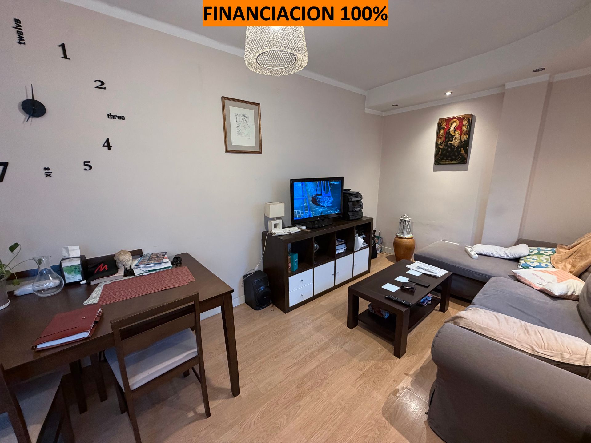Sala d'estar de Pis en venda en  Zaragoza Capital amb Aire condicionat i Calefacció