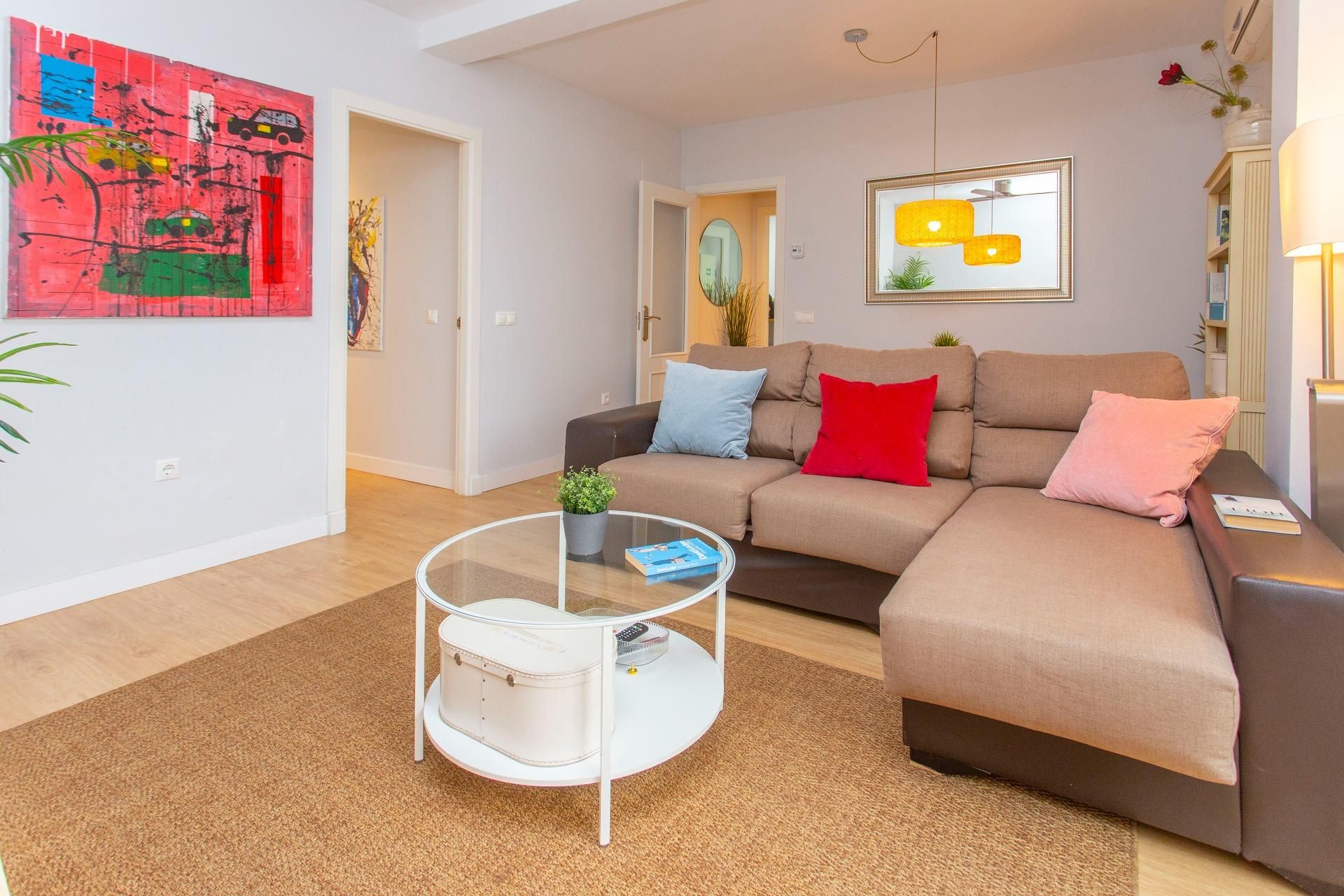 Living room of Flat for sale in Jerez de la Frontera  with Air Conditioner, Heating and Parquet flooring
